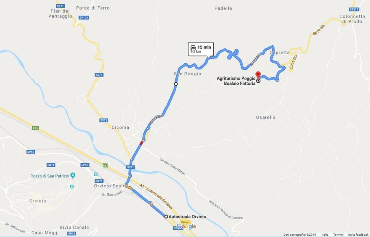 Agriturismo Fattoria Poggio Boalaio Orvieto Kültér fotó